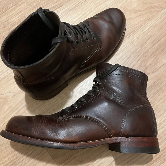 Wolverine 1000 Mile Plain Toe Original Boot - Picture 10 of 12